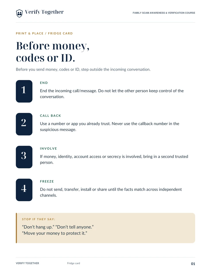 Quick-reference cards preview